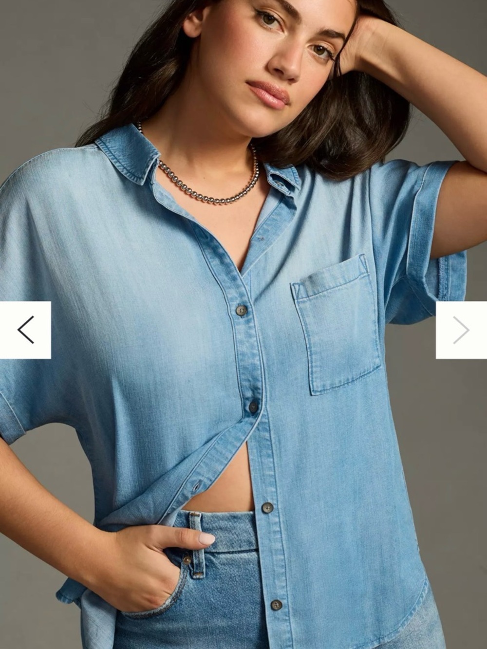 Cloth & Stone Breezy Button Down Blouse - Picture 2 of 4